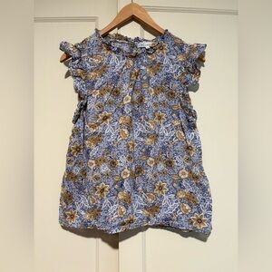 C&C California Floral Cotton Blouse